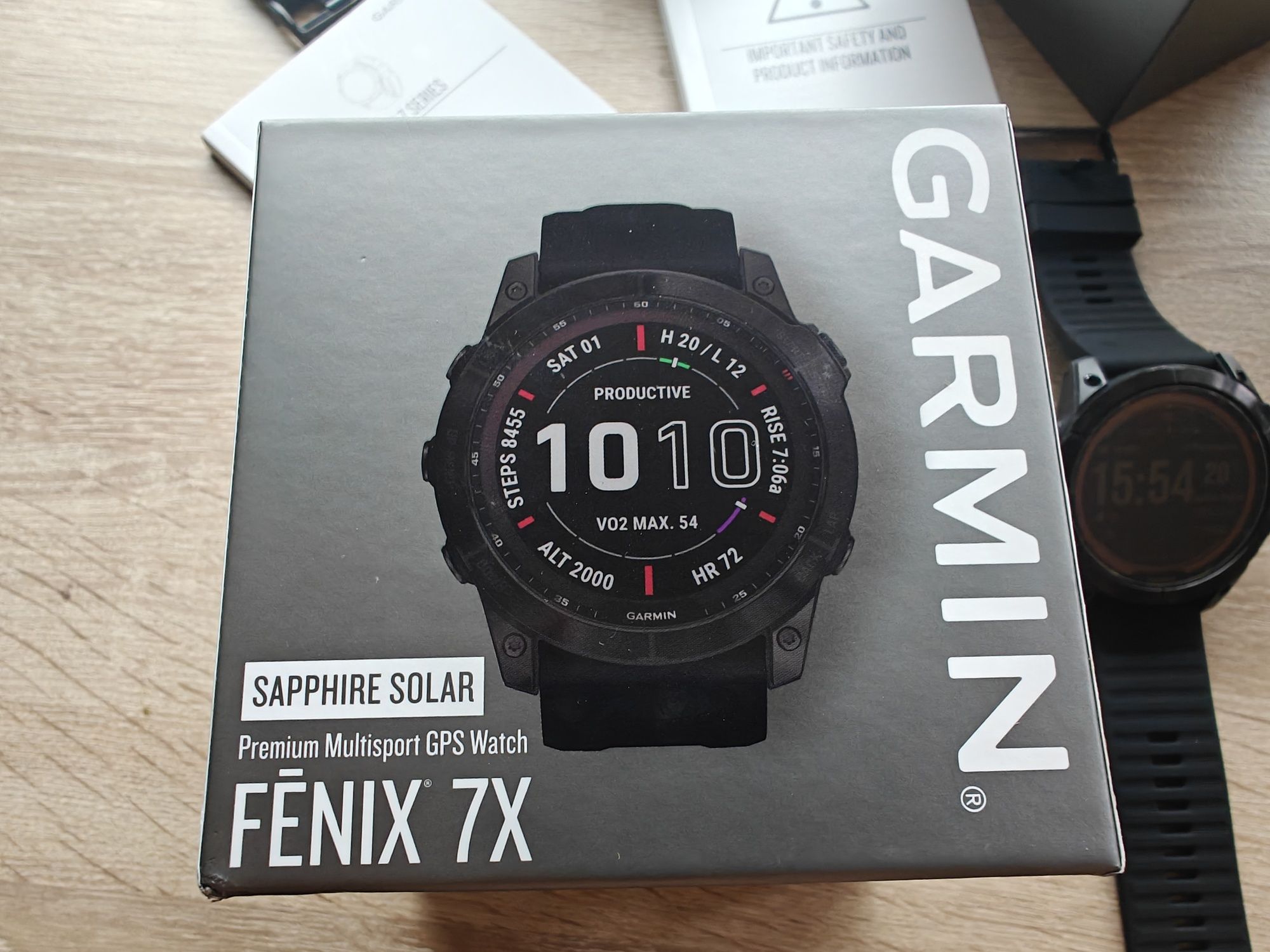Garmin Fenix 7x Sapphire Solar Titanium