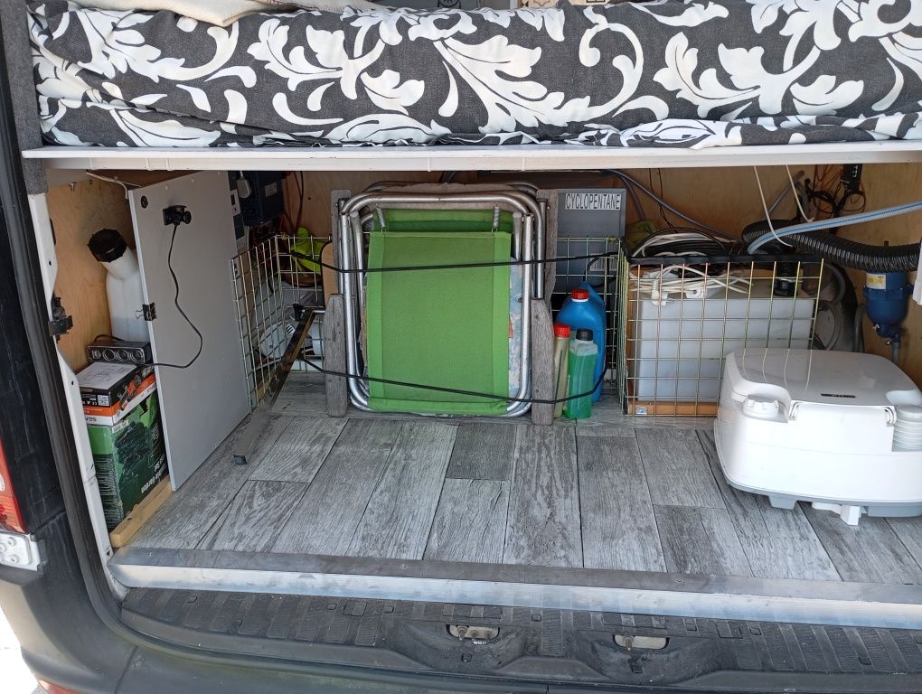 Camper Mercedes sprint mier 906 l4h2 2  zamiana na busa chłodnie