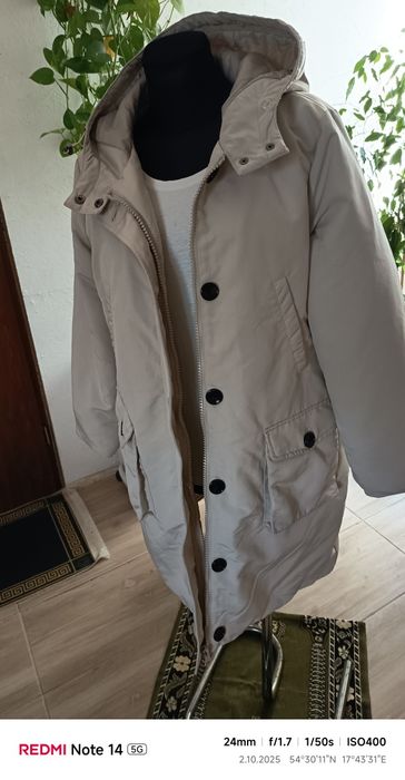 Parka damska ocieplana
