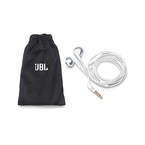 Słuchawki przewodowe JBL T205 douszne mini jack 3.5mm - białe