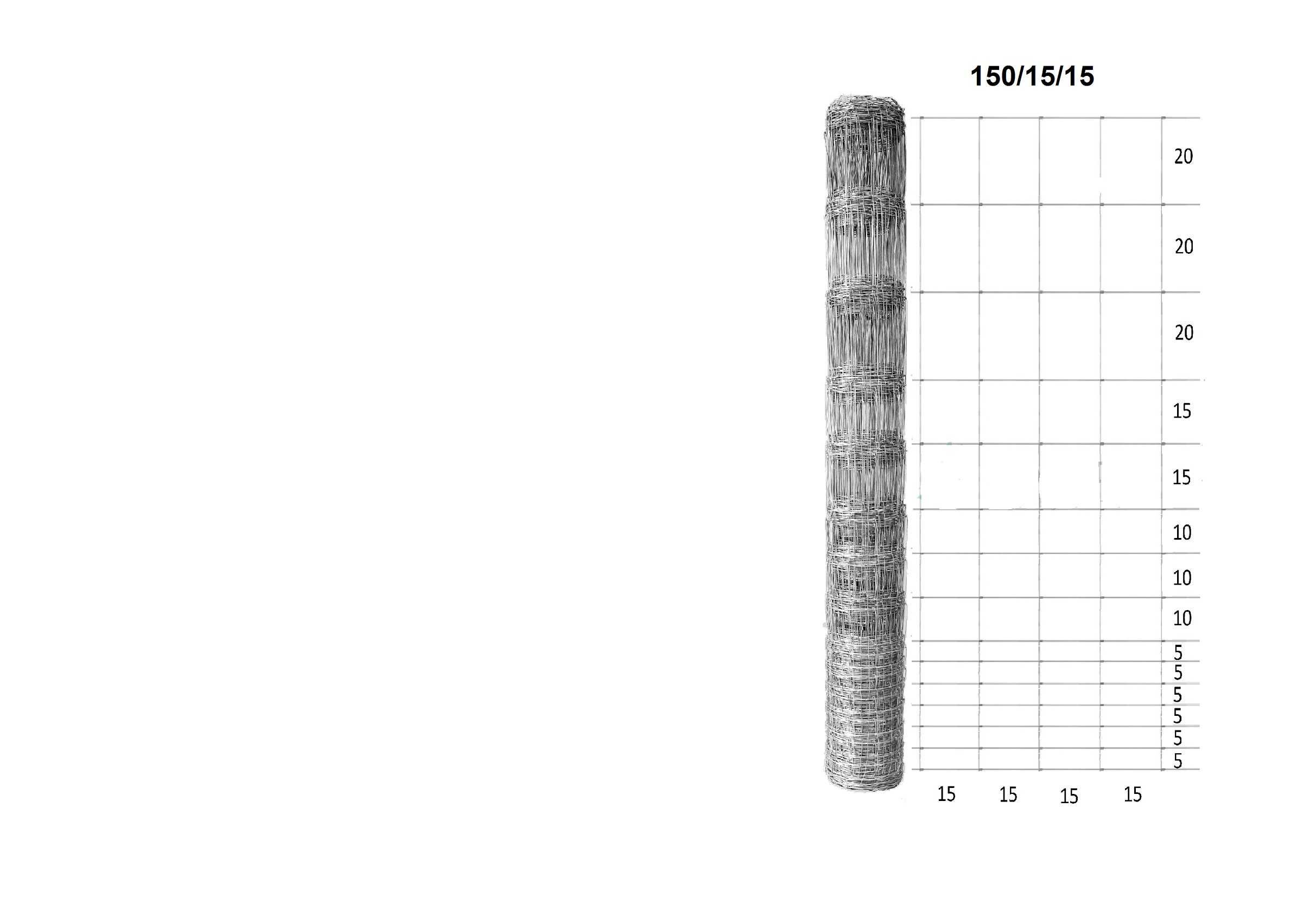 Siatka leśna 150/15/15