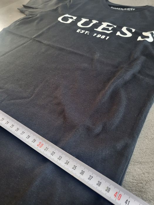 Guess est 1981 nowa oryginalna koszulka damska rozmiar S czarna