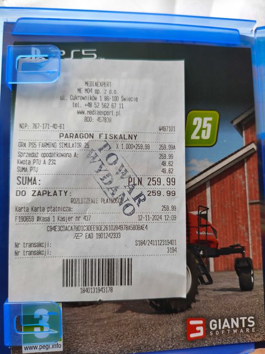 Farming Symulator 25 PS5