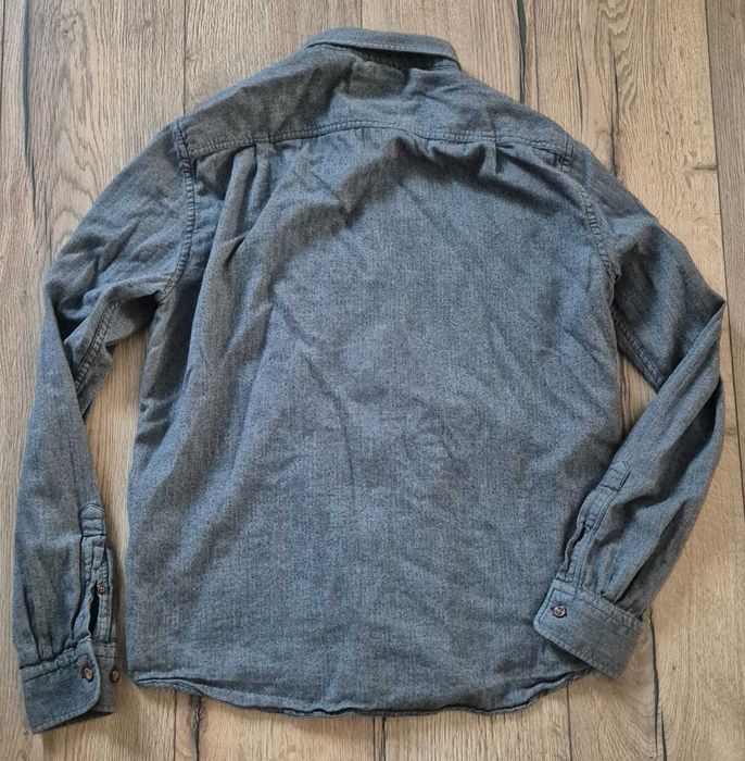 Koszula męska bawełniana Superdry w jodełkę