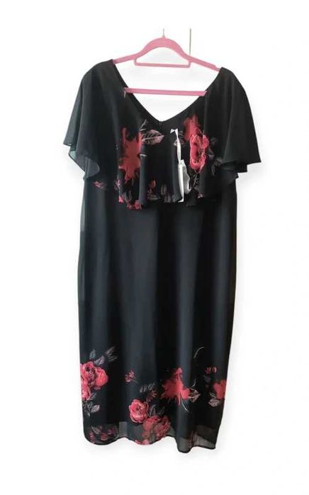 Nowa Śliczna Elegancka Suknia Kwiaty 2XL, 44, 16 Plus Size Impreza