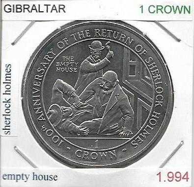 Gibraltar - - - "Sherlock Holmes" - - - - - Moedas