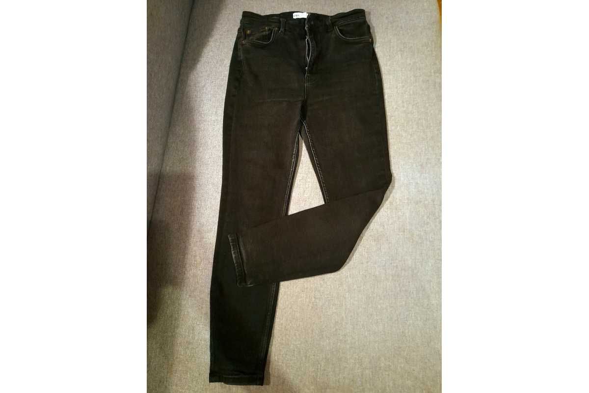 Czarne jeansy skinny Zara roz. L