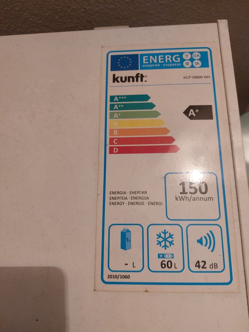 Arca congeladora Kunf 60L