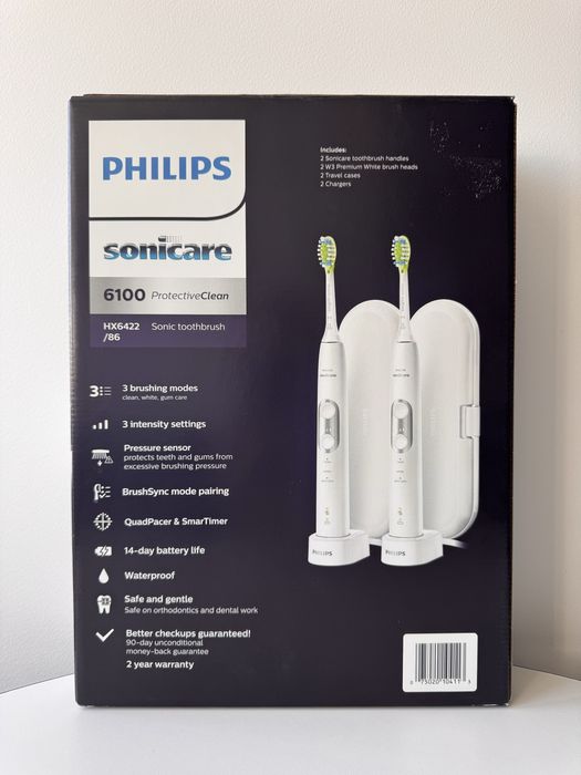 Набір зубних щіток PHILIPS Sonicare ProtectiveClean 6100 HX6462/71