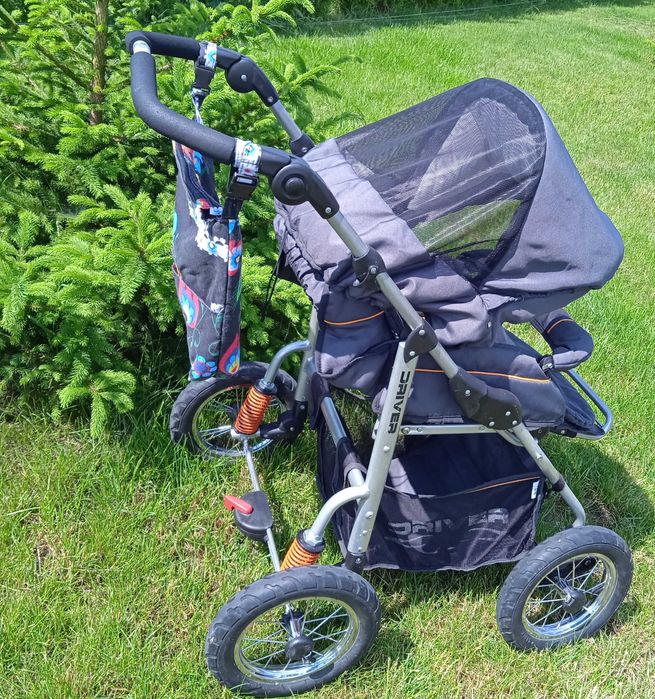 Wózek 2 w 1, wielofunkcyjny Implast Driver 3XL gondola + spacerówka
