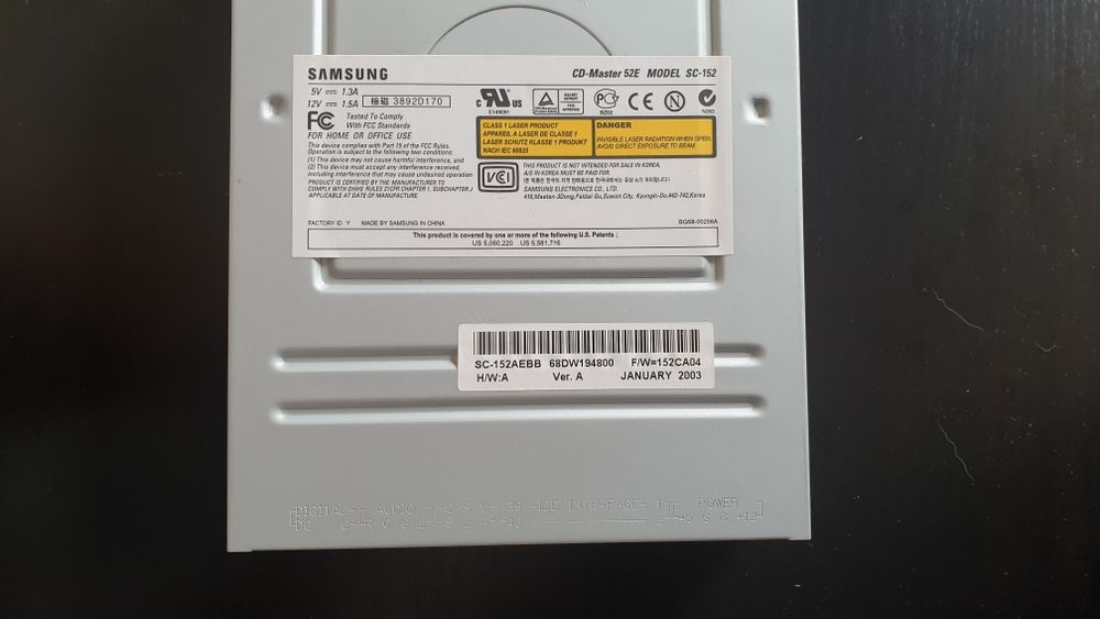Leitor de CDs 52x Samsung