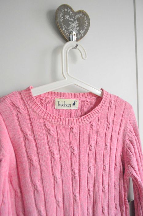 Tulchan 100% pure cotton premium sweter bawełniany grubszy S/M