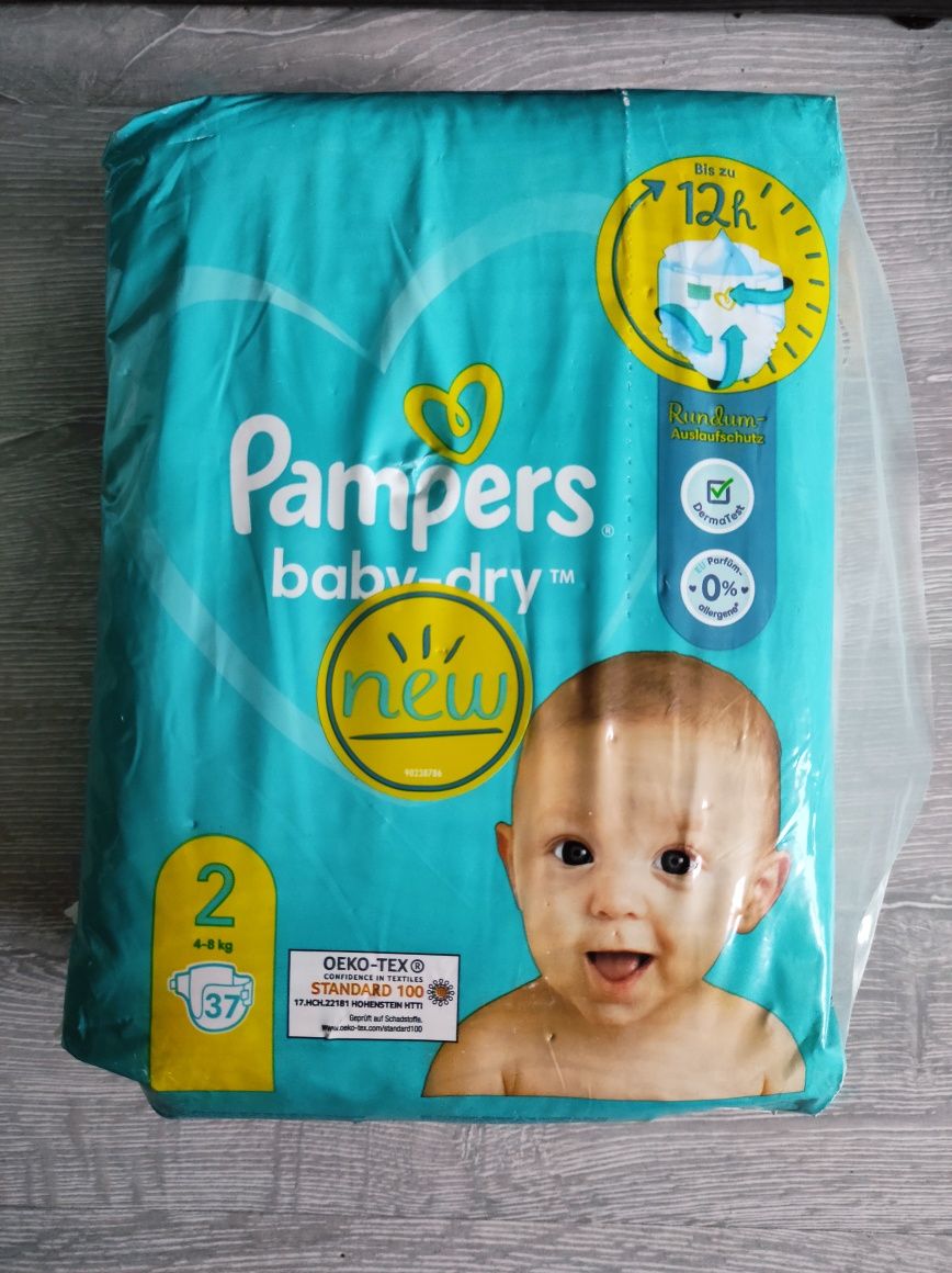 Памперси baby dry, pampers baby dry 2