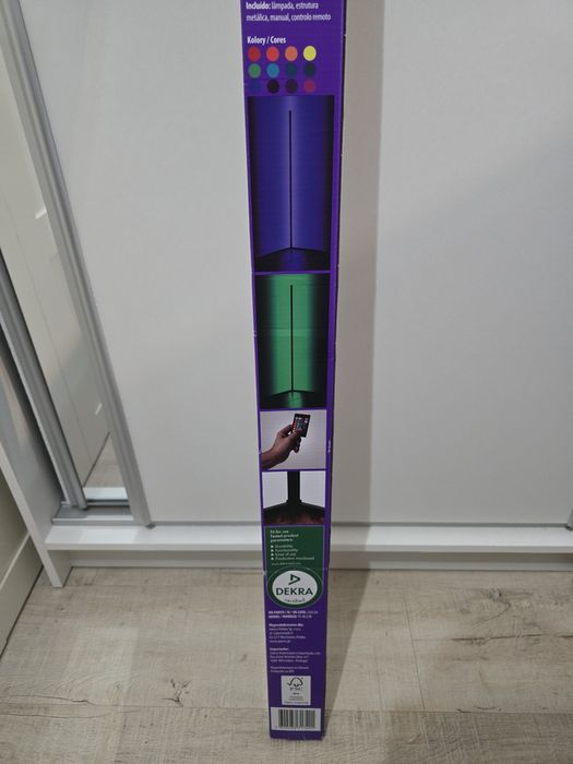 Narożna lampa led  rgb