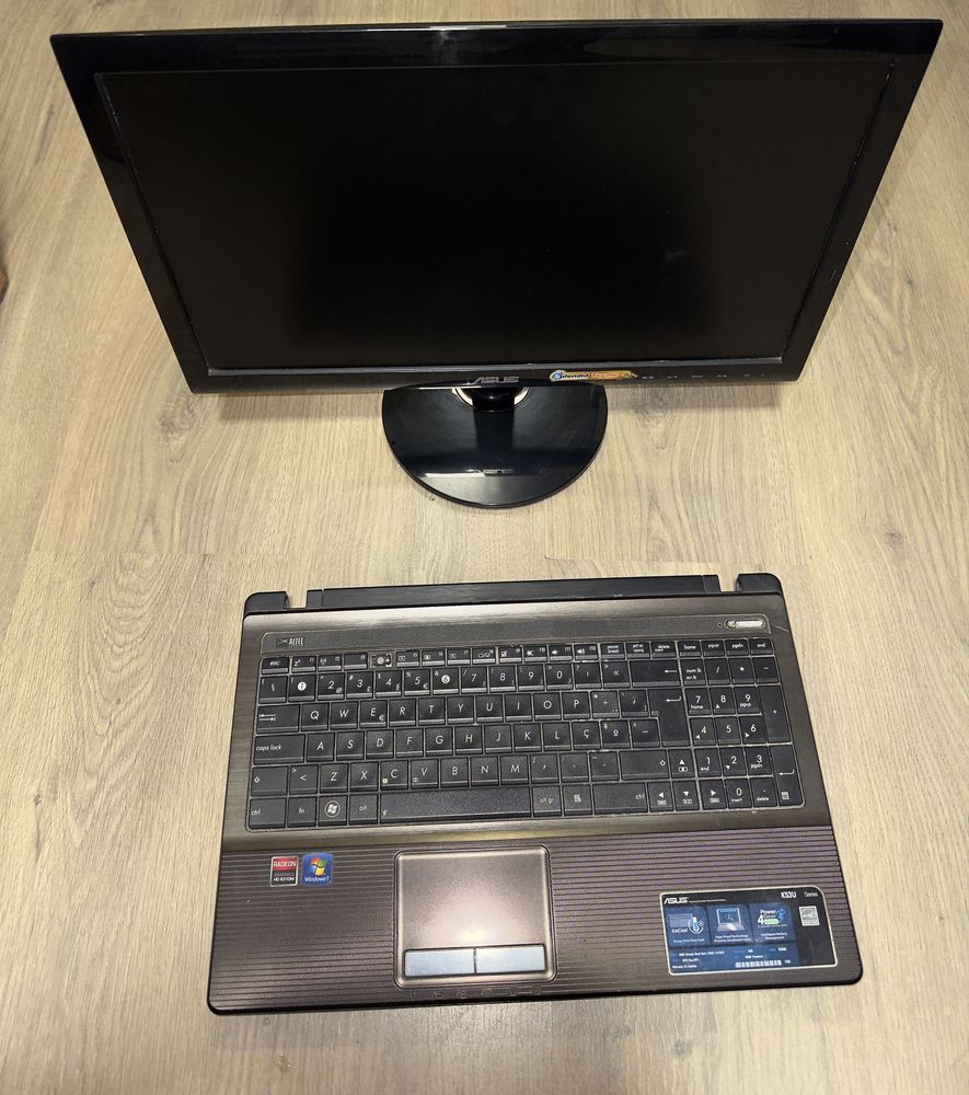 Computador Asus + Monitor Asus + Tablet Denver
