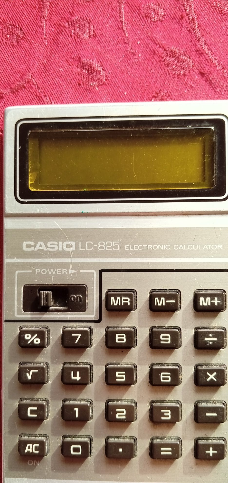 Casio calculadora Vintage-LC-825-12E-Saco Comida vintage 60s-5Edesde2E