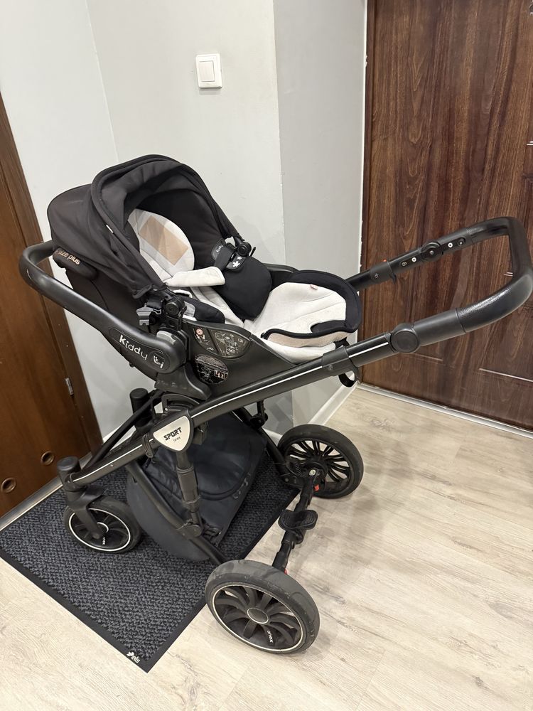 wózek anex 2w1, fotelik na baza isofix