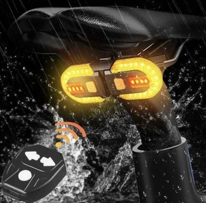 Kierunkowskazy Na Rower Lampka Rowerowa Tyl Sygnalizator USB PILOT