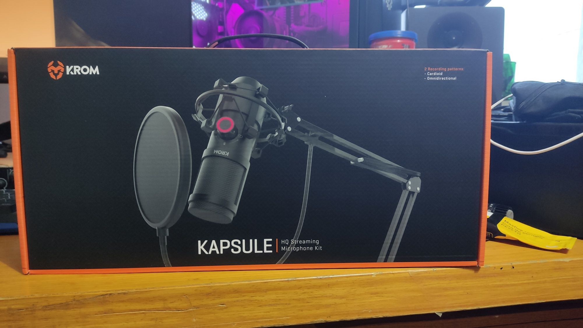 Microfones Krom Kapsule (2uni)