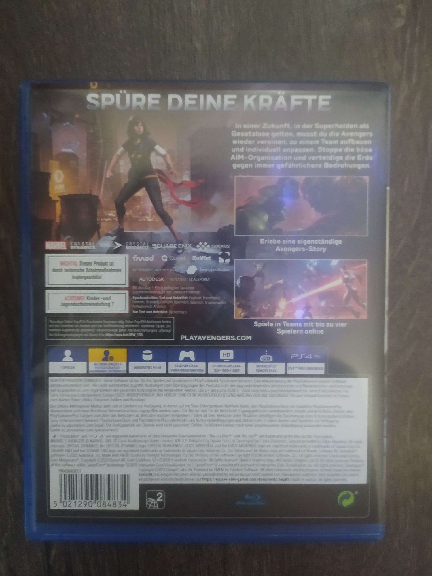 Marvel Avengers ps4