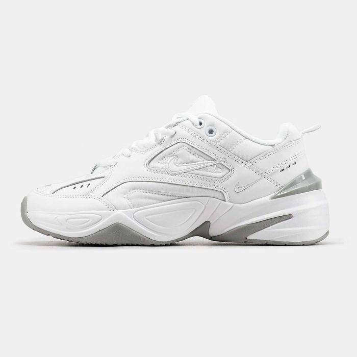 Кожаные кроссовки Nike M2K Tekno білі кросівки найк м2к текно (36-45)