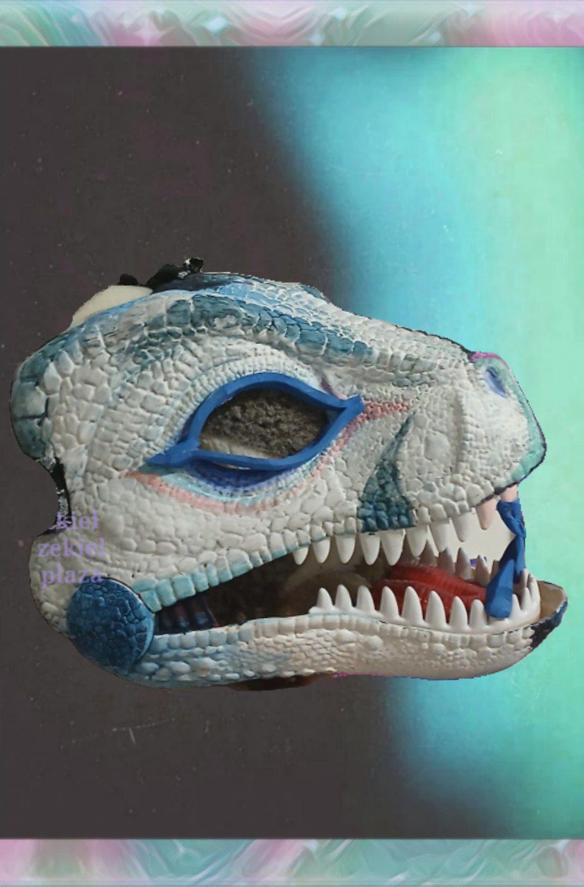 Fursuit dino maska