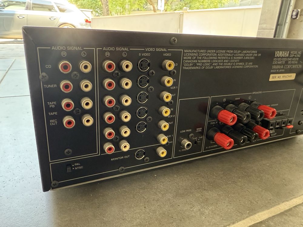 Amolificador Yamaha DSP-A780 Pequena avaria