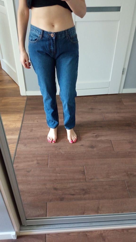 Jeansy niebieskie, rozm M, nowe bez metki firmy One X Oneteaspoon