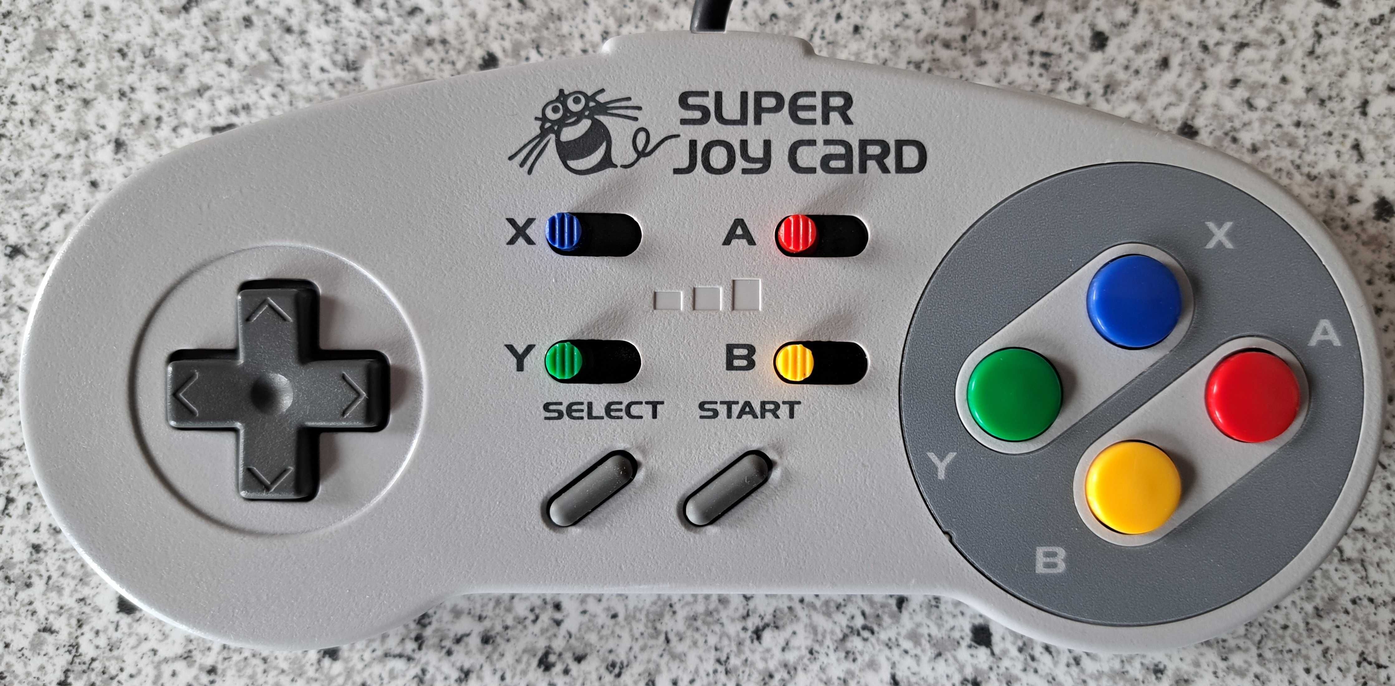 Pad Super Joycard, autofire, Super Famicom/SNES, sprawny