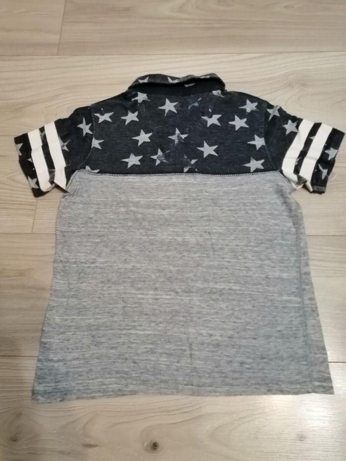 koszulka polo z krótkim rękawem firmy H&M dla chłopca, rozmiar 134/140