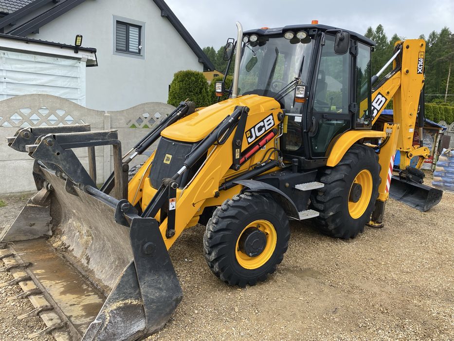 Jcb 3cx 2018 stan jak nowa koparko ladowarka 1 wlasciciel