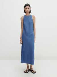 Льняное платье Massimo Dutti 2 цвета