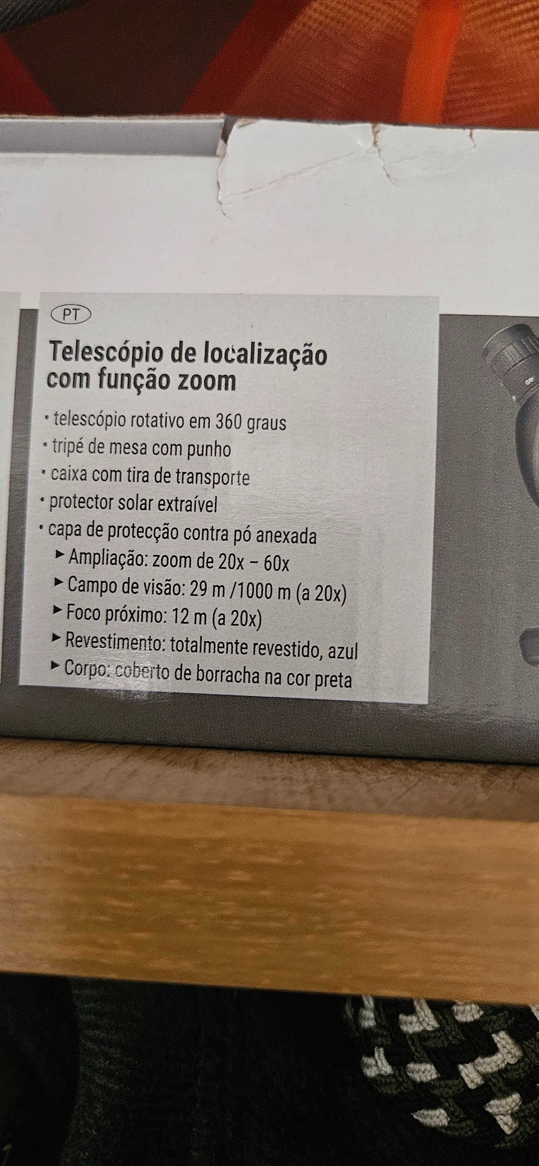 Telescópio de Localização com Zoom e Tripé [NOVO]