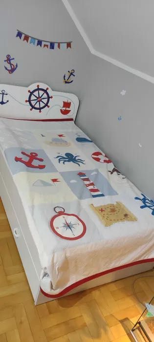 Łóżko dziecięce 90/180 Meblik kolekcja pirat