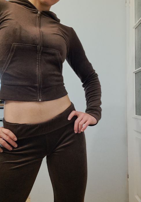 Welurowe milusie dresy dzwony