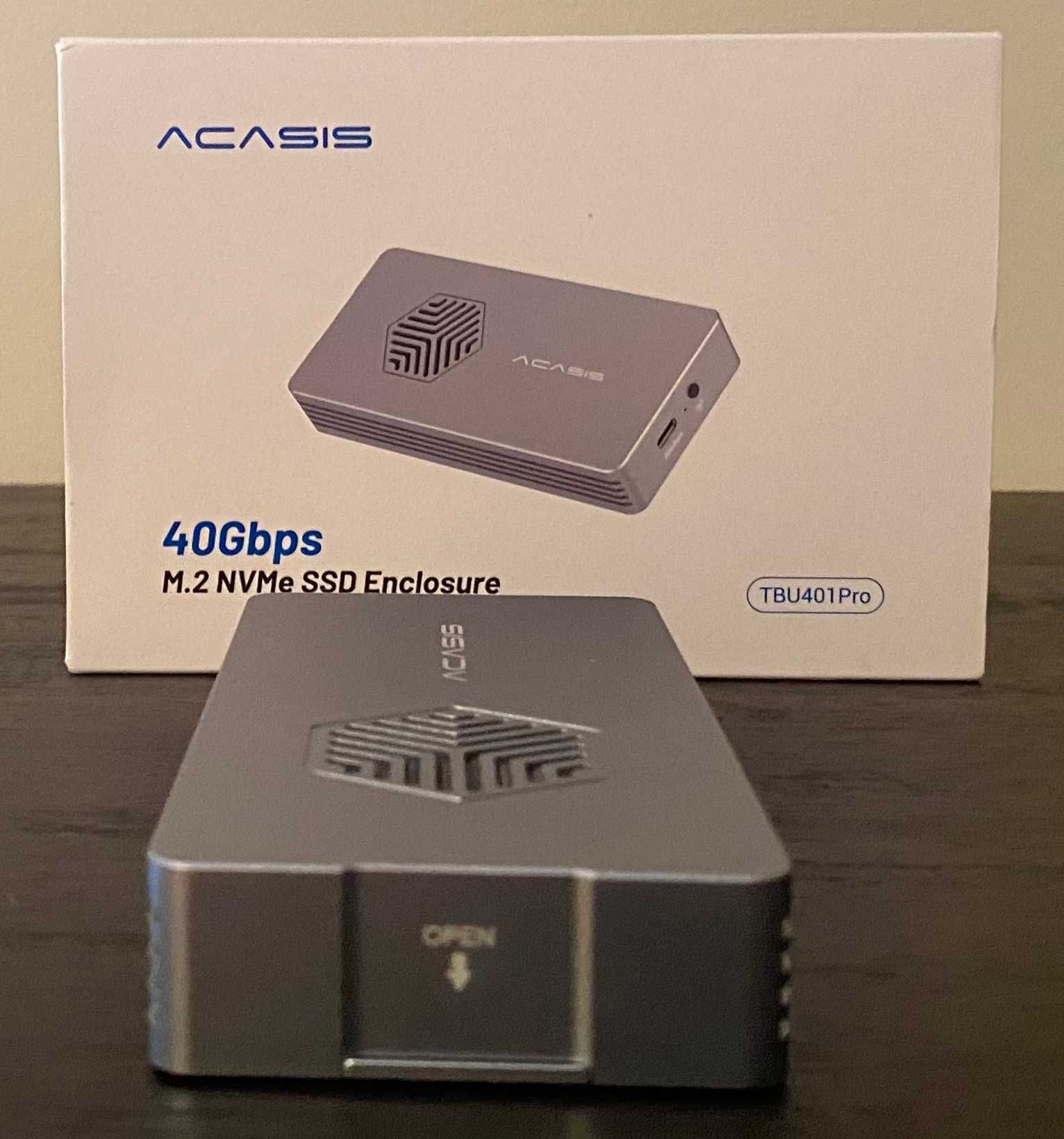 Caixa para disco M.2 NVme SSD USB-C 40Gbps – Alta Velocidade!