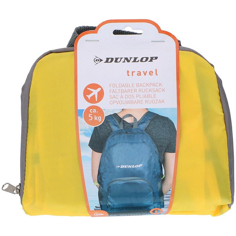 Dunlop - Plecak składany (żółty) Dunlop