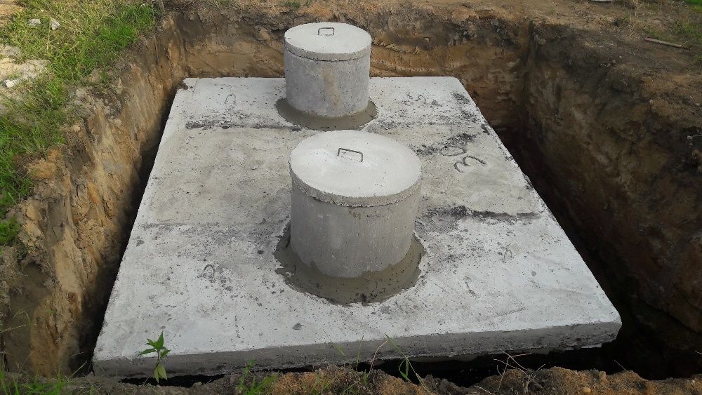 Szamba - zbiorniki betonowe o pojemności 6m3 dwukomorowe z Aprobatą