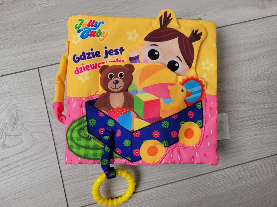 Książeczka sensoryczna Jolly Baby gdzie jest dziewczynka