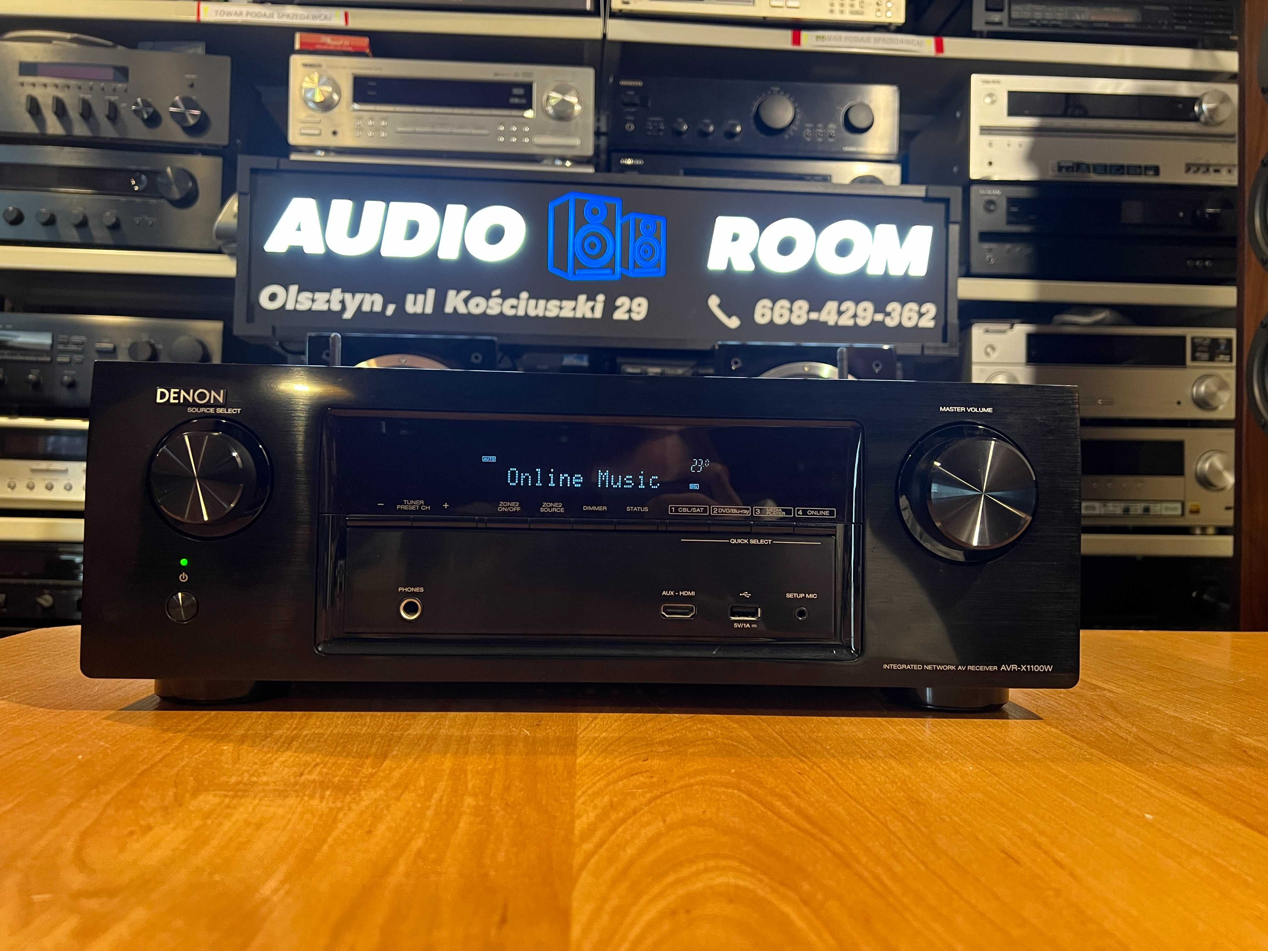 Amplituner Denon AVR-X1100W Bluetooth, Wi-Fi, Audio Room
