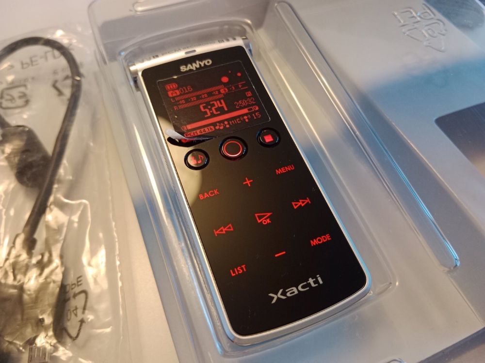 Sanyo ICR-XPS01M Sound Recorder unikat