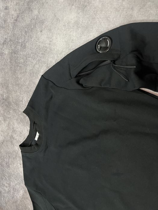 Світшот CP Company - Чорна Кофта СП Компані - Худі Ci пі Сипишка