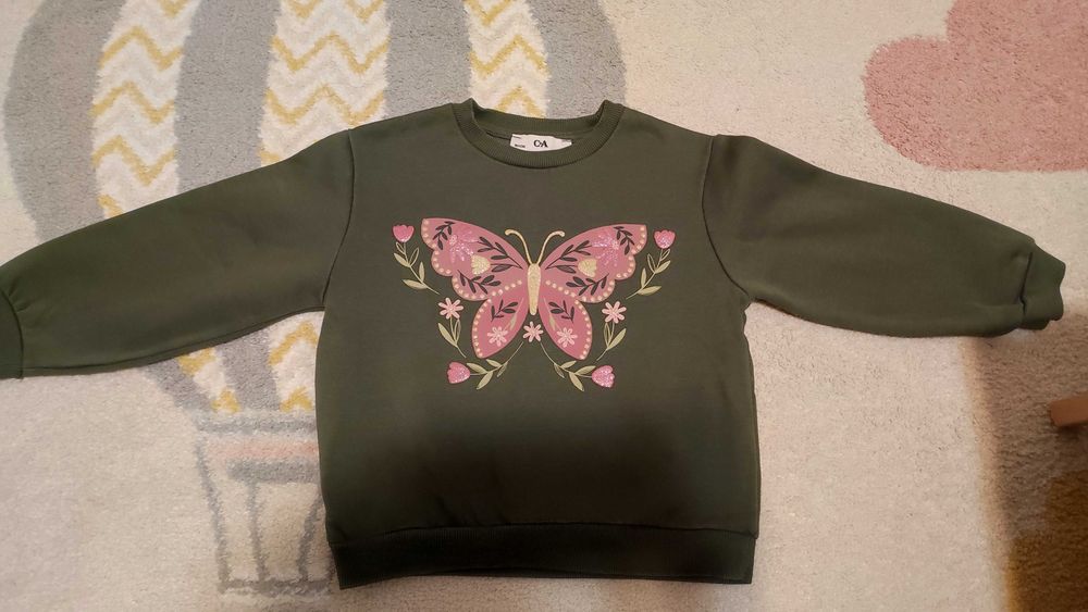 Ciepła bluza dziewczęca rozm.104