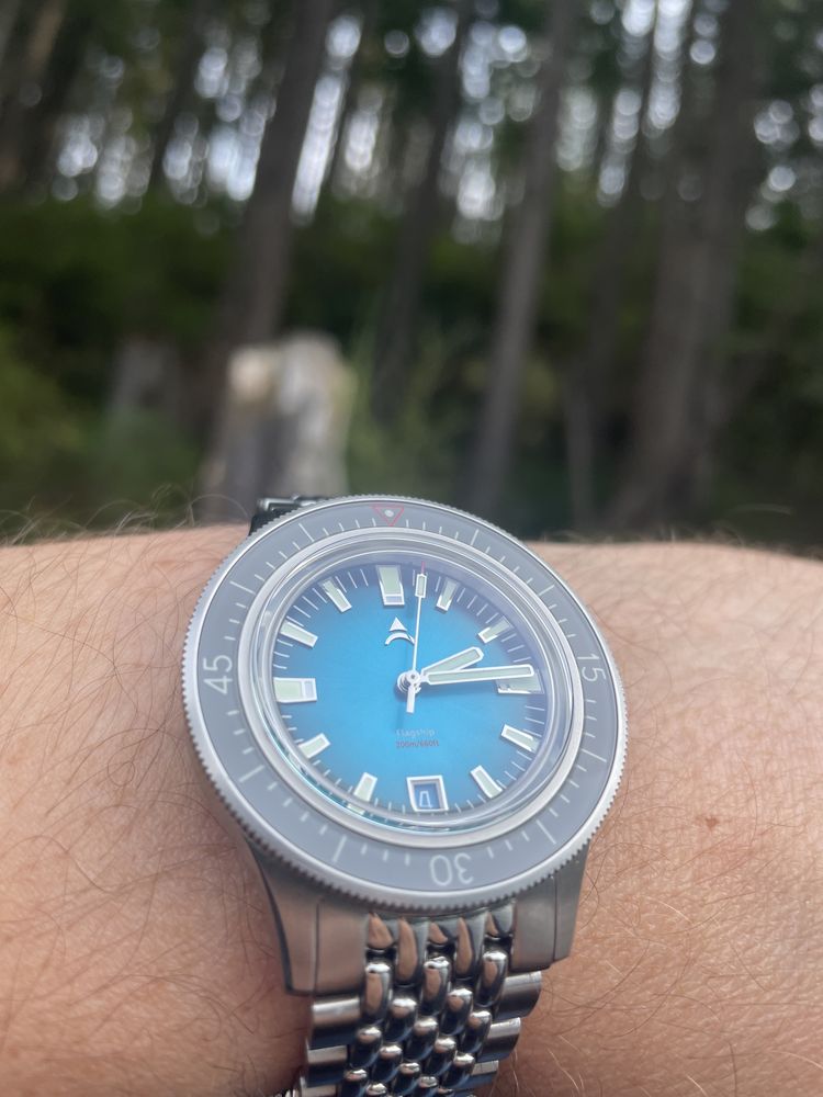 Zegarek męski Axios Flagship Teal diver nurek limitka 200 sztuk