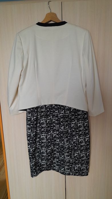 Sukienka wizytowa i krótki żakiet H&M rozmiar 44.