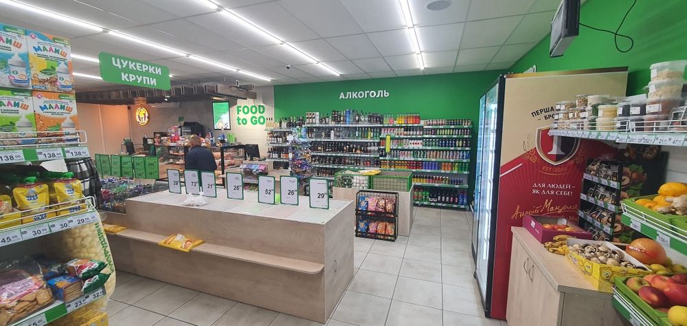 Обладнання  продуктового супермаркету  супермаркету