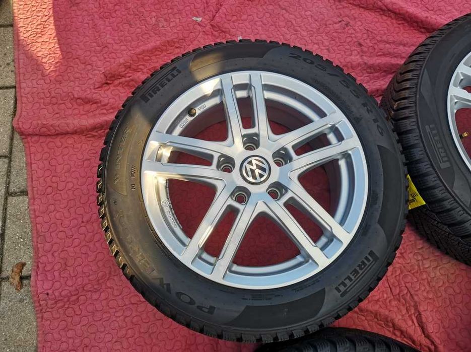 KOŁA zima 16' VW PASSAT GOLF TOURAN SHARAN - 5x112 - 205/55/16 - 24r
