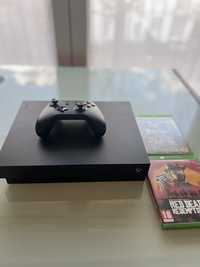 Xbox One X 1tb Red Dead Redemtion, RDR, RDR2, pad w zestawie