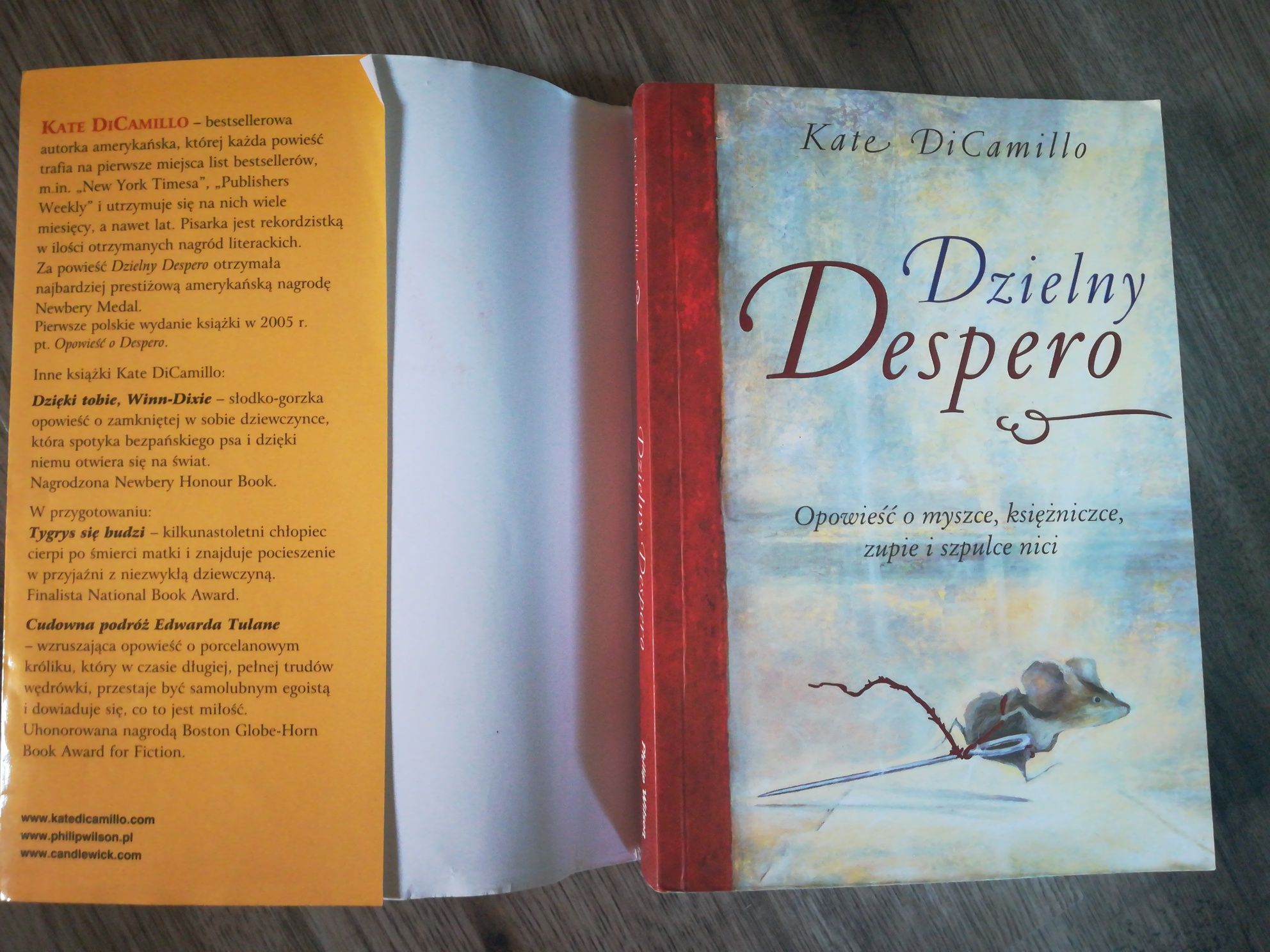 Książka "Dzielny Despero" dla dzieci