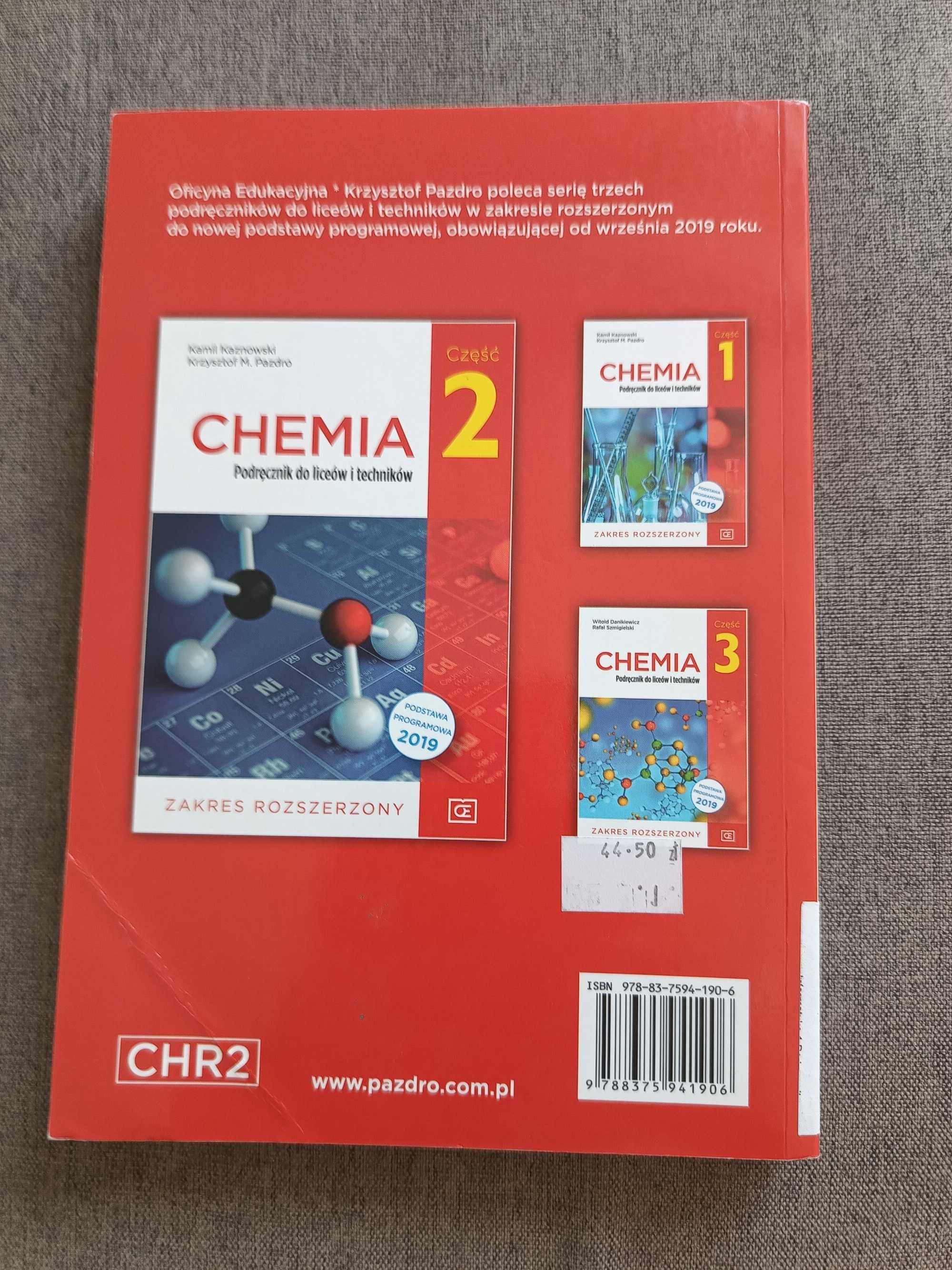 chemia podręcznik klasa 2 zakres rozszerzony